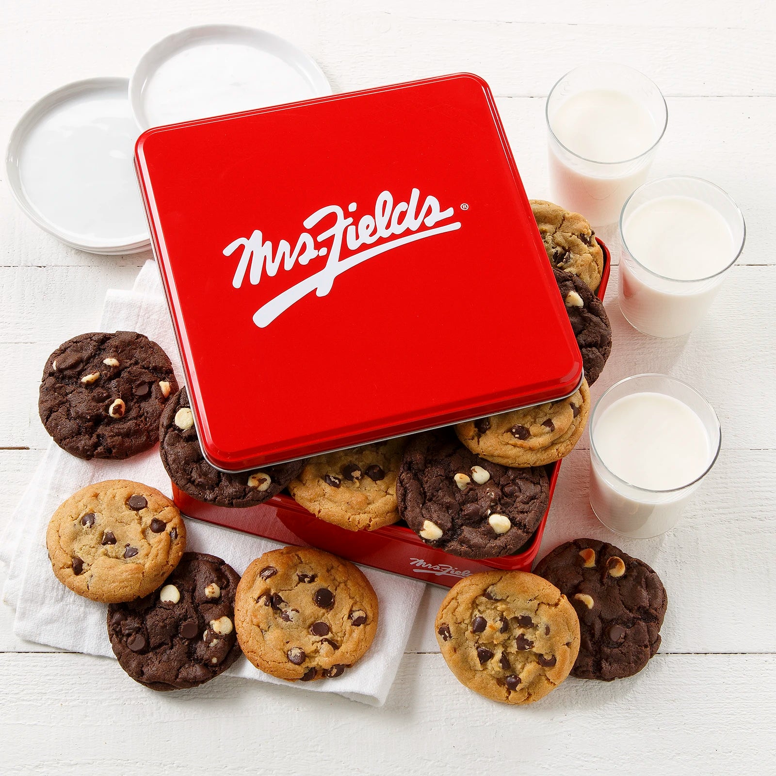 Signature Chocolate Lovers Cookie Tin - 12 Count