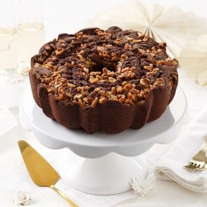 10 Double Chocolate Walnut Coffee Cake